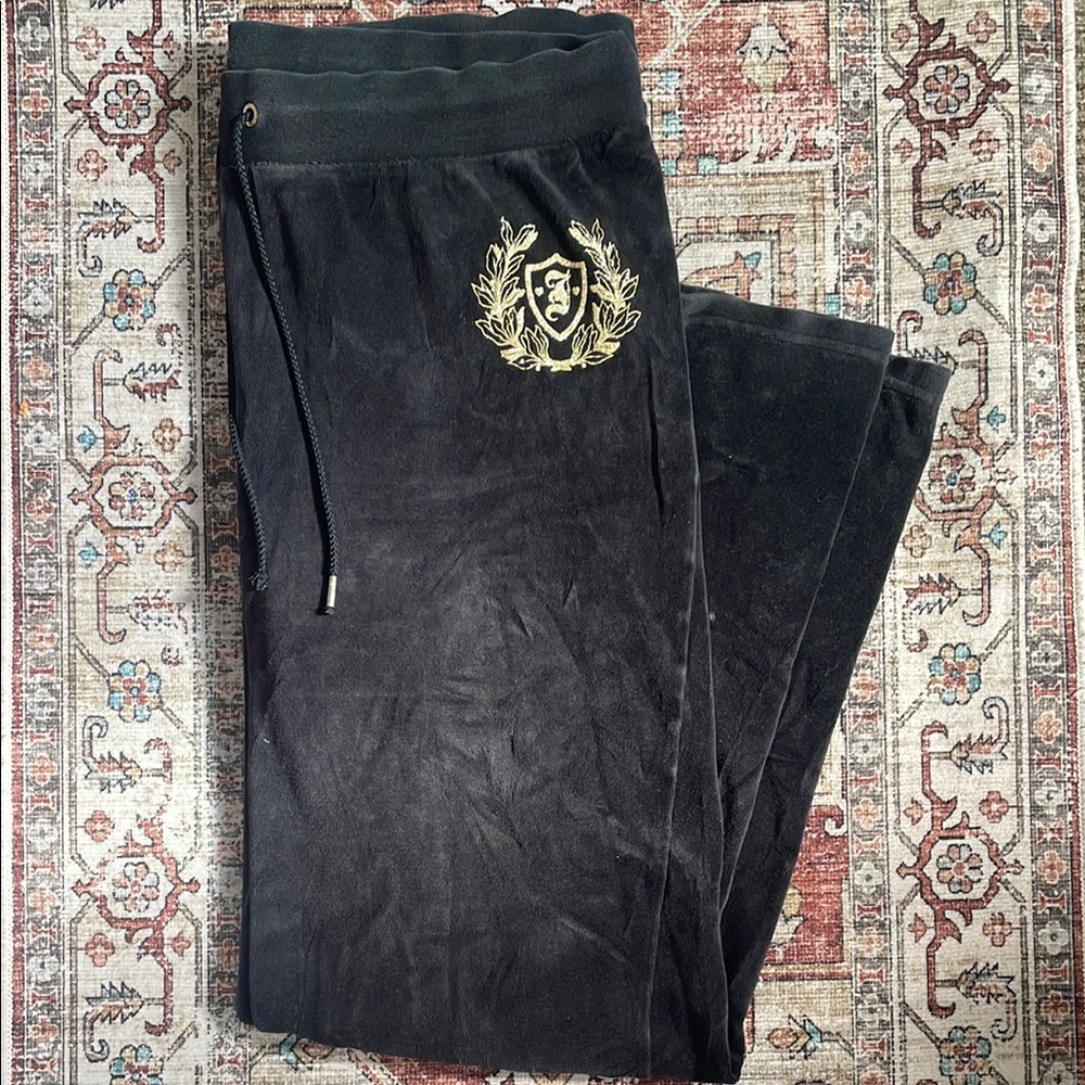 Black Juicy Couture Track pants